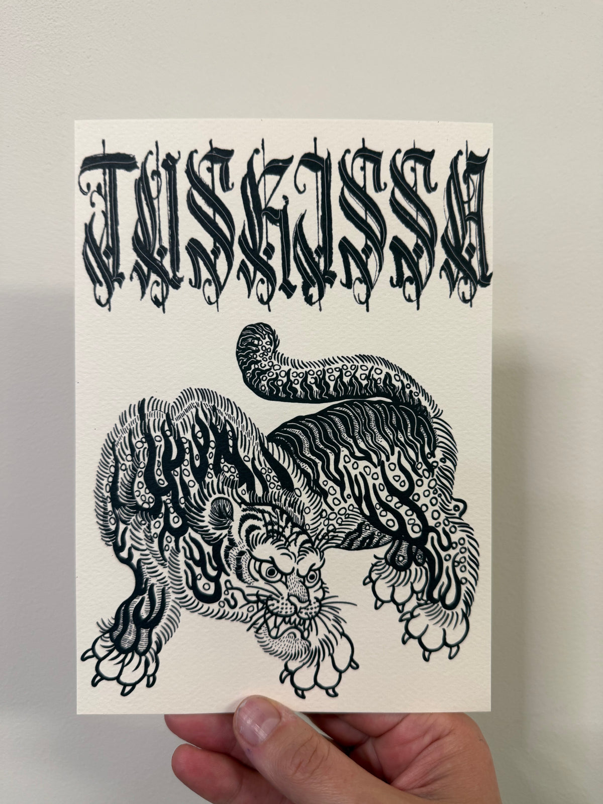 Tuskissa miniprintti