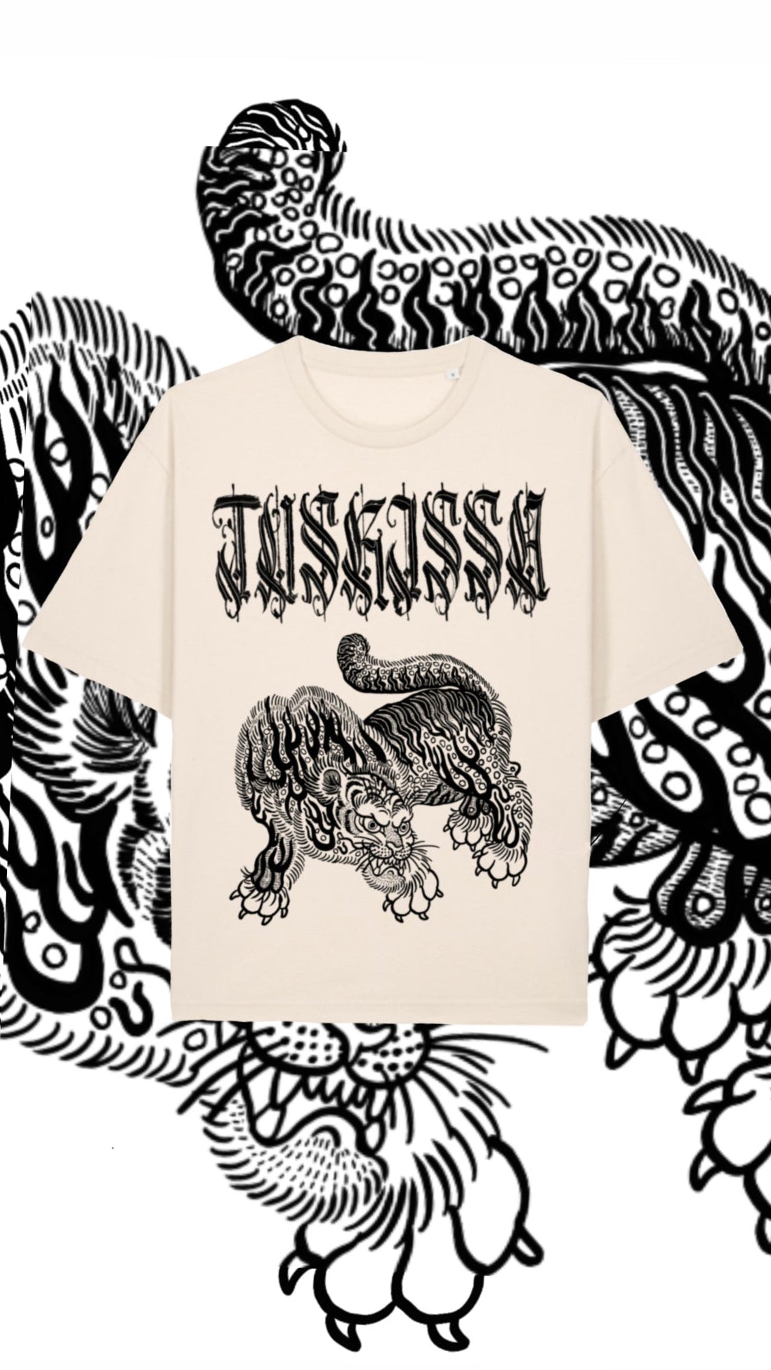 Tuskissa-T-paita  oversize