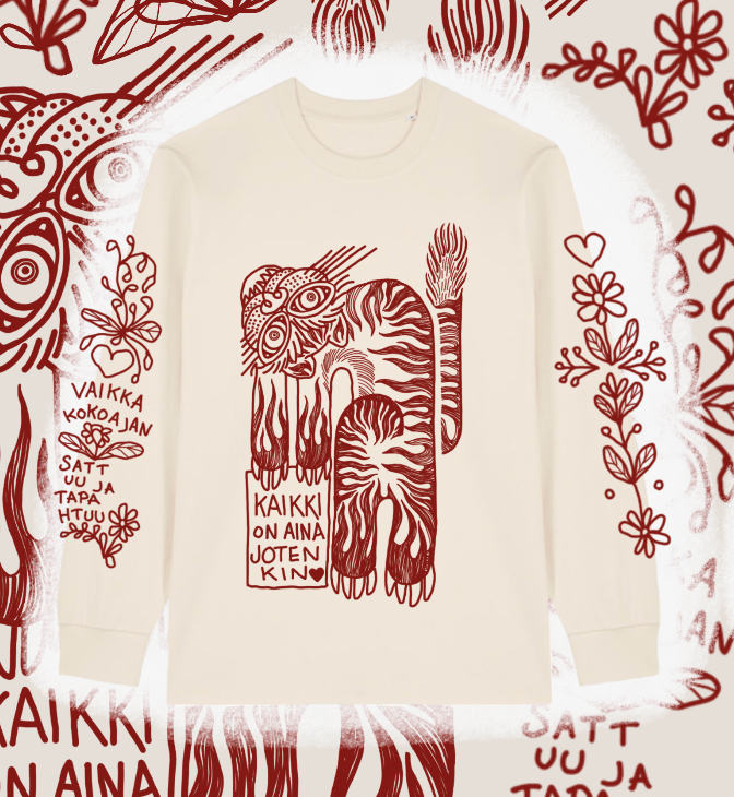 Kaikki on aina jotenkin 2.0 - unisex long sleeve
