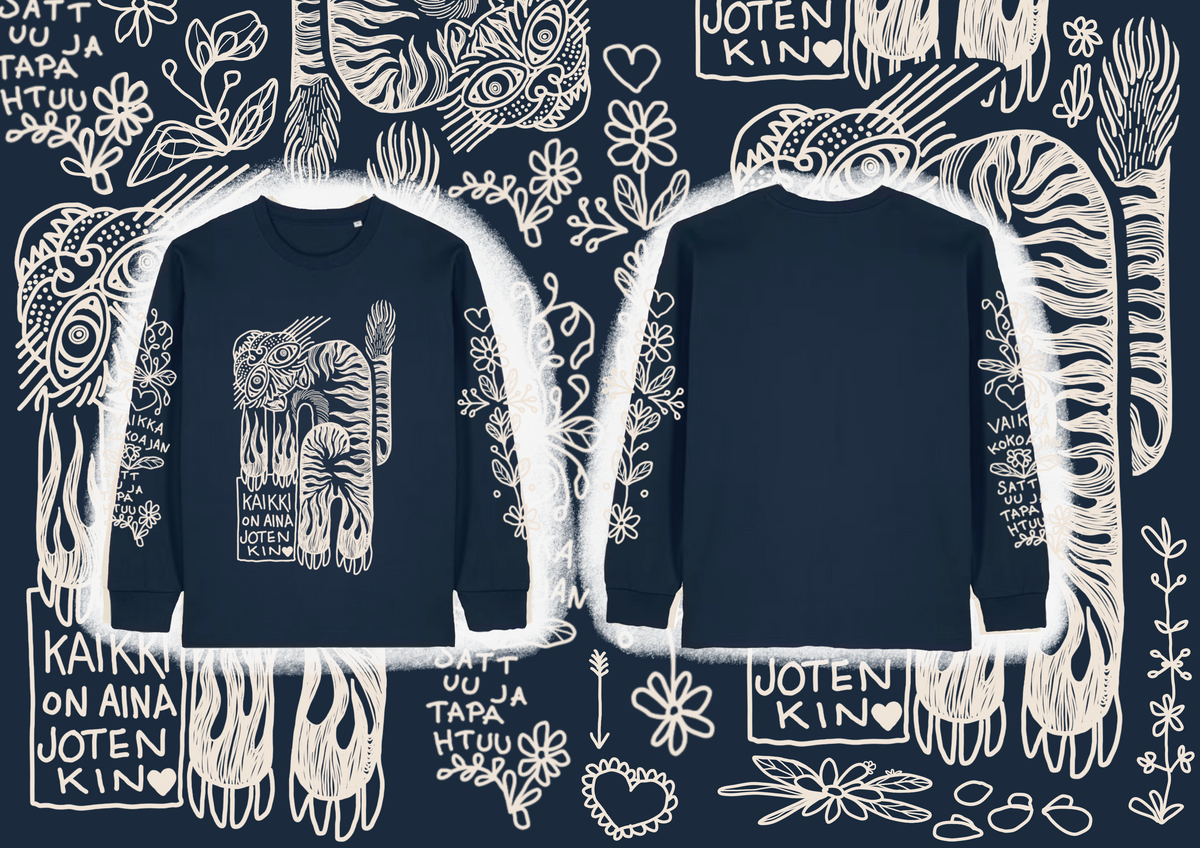 Kaikki on aina jotenkin 2.0 - unisex long sleeve